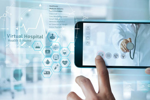 Image of mobile device used for healthtech partnerships