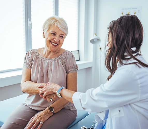 physician and patient