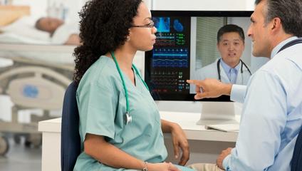 Physicians consult virtually using teleneurology solutions for 24/7 stroke and acute neurology coverage